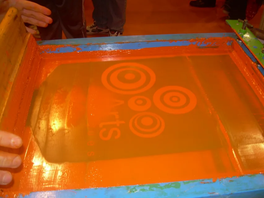Taller de serigrafia a l'aula